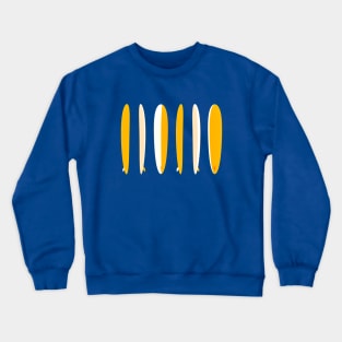 Longboard Row Yellow Crewneck Sweatshirt